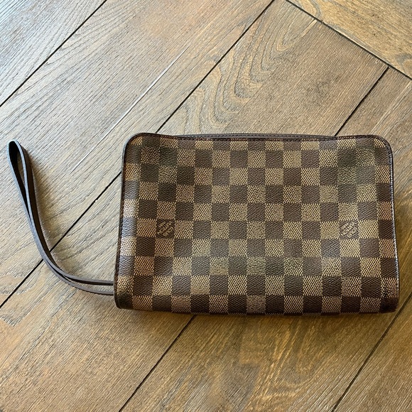 Authentic Damier Ebene wristlet/clutch fixer upper - Picture 3 of 14